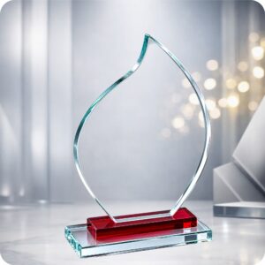 FLAME GLASS TROPHY 220MM Trophy Guy www.trophyguy.co.za FLAME GLASS TROPHY 220MM