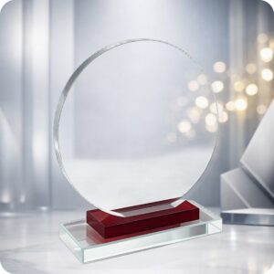 ROUND GLASS TROPHY 180MM Trophy Guy www.trophyguy.co.za ROUND GLASS TROPHY 180MM